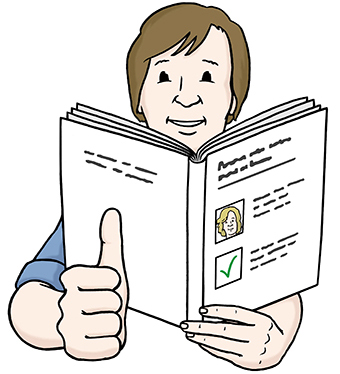 Person zeigt Daumenhoch als Zeichen für alles in Ordnung